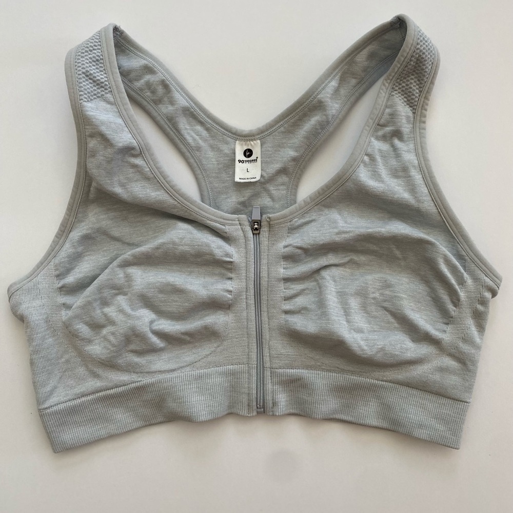 Front Zip Sports Bra